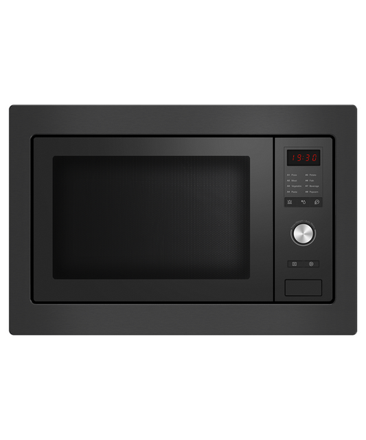 New Fisher & Paykel OM25BLSB1 COMBI microwave oven Built in BLACK Miele neff
