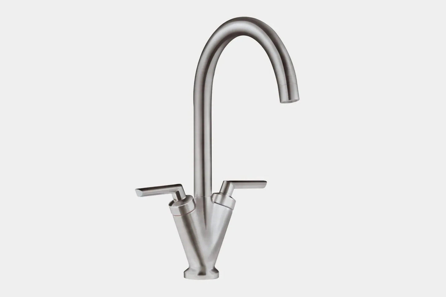 NEW Steel Twin Lever round Mixer Carysil Victoria plumbing tap factory AX4571