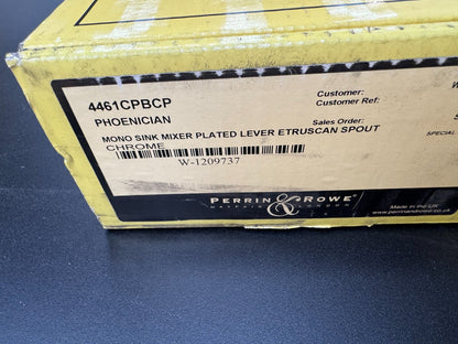 NEW Perrin & Rowe 4461 CPBCP Phoenician Provence kitchen Lever tap CHROME AX4437