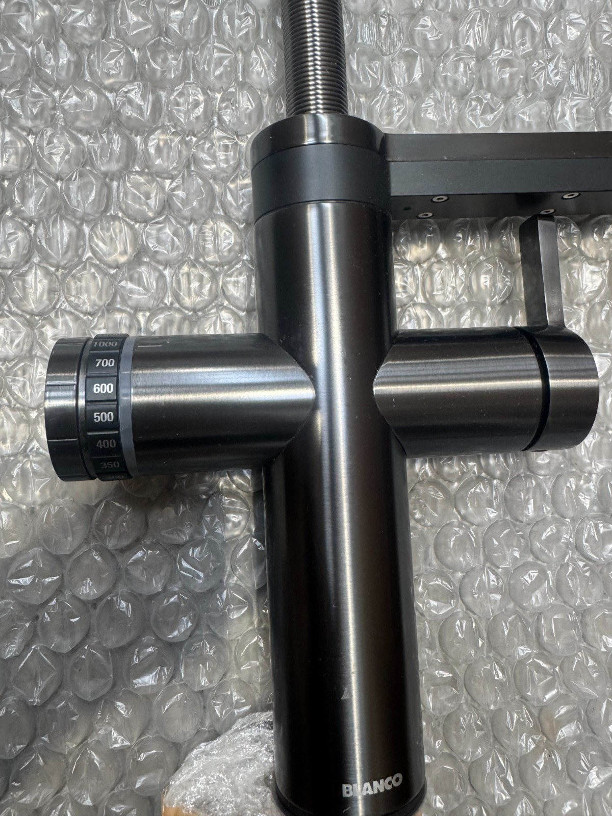 Ex Display Blanco Choice Icona Dark Steel Tap & CHOICE.AII Tank 527659 527661