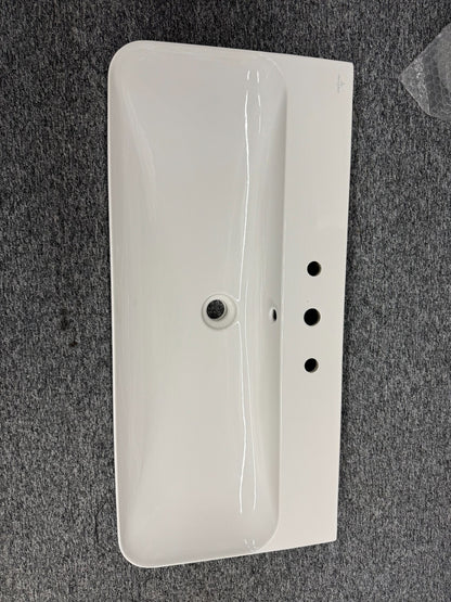 NEW Villeroy & Boch Finion 4168 A5 Large Bathroom Basin Sink WHITE BR868 1000mm