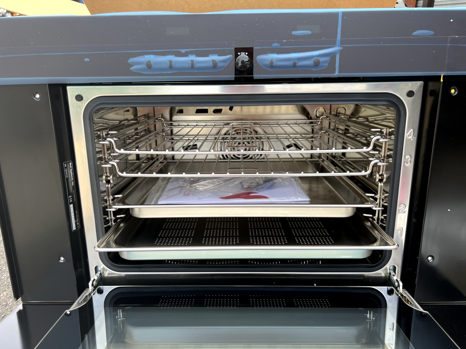 Ex Display Wolf Steam Oven 30 stainless steel kitchen appliance Subzero inc vat