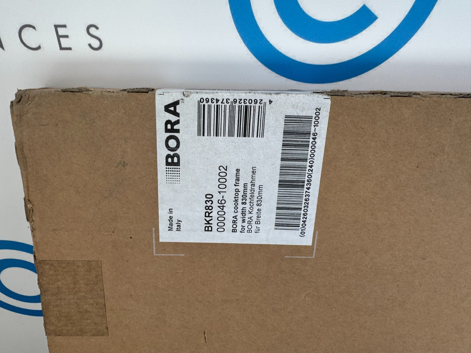 NEW Bora Induction Hob Frame Cooktop BKR830 Stainless Steel BR4340