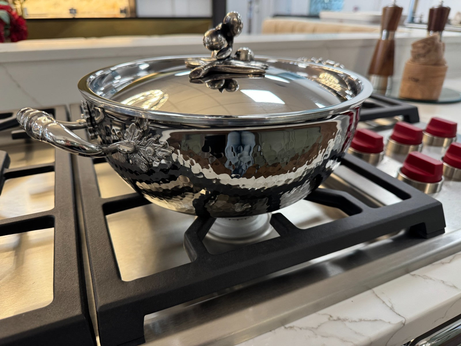 NEW Ruffoni 99166 Opus Prima Chef Pot Pan With Lid 24Cm Stainless Mauviel BR4216