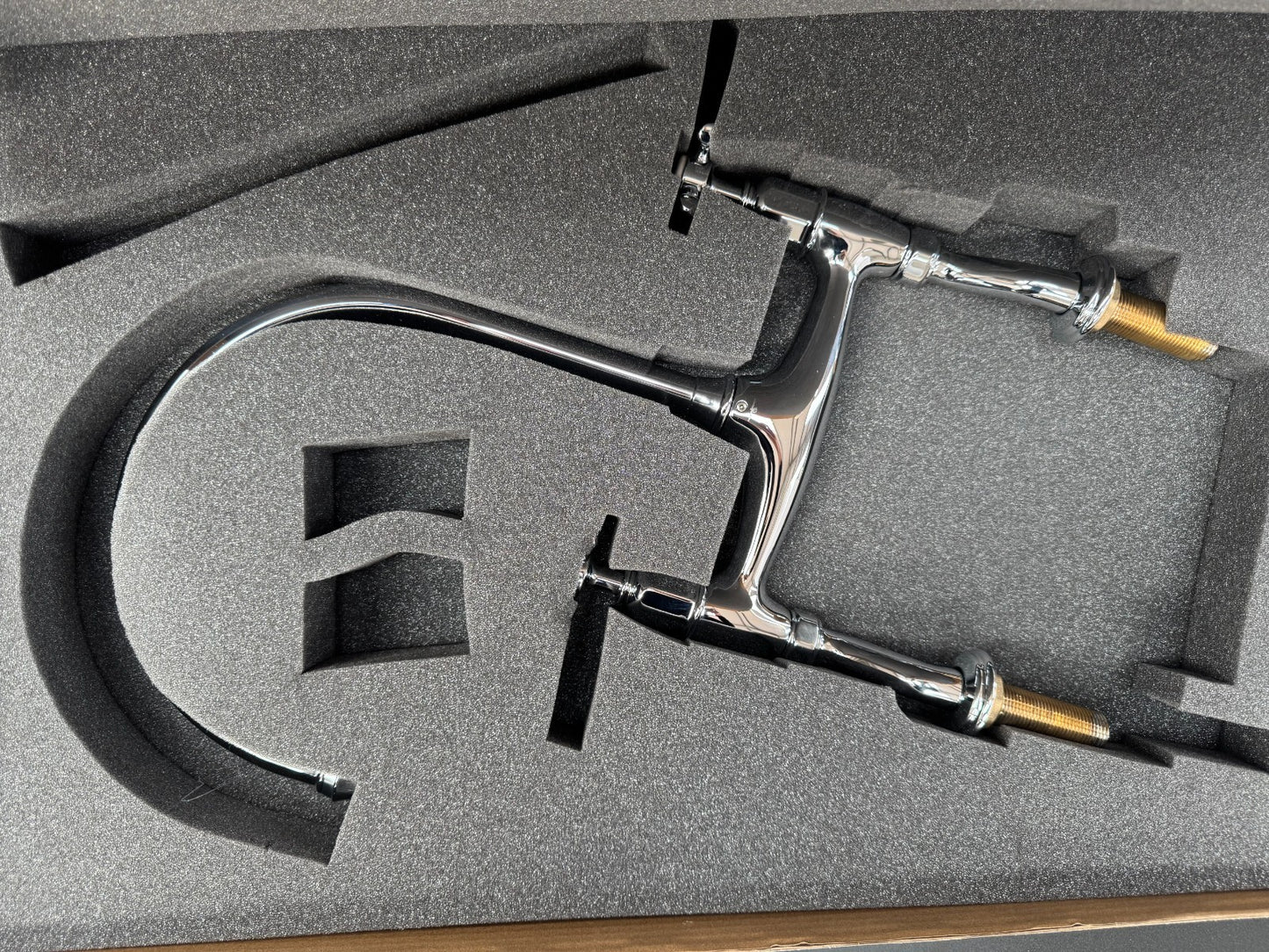 New Perrin & Rowe 4192 Ionian Phoenician Kitchen Bridge Mixer Tap CHROME AX4299