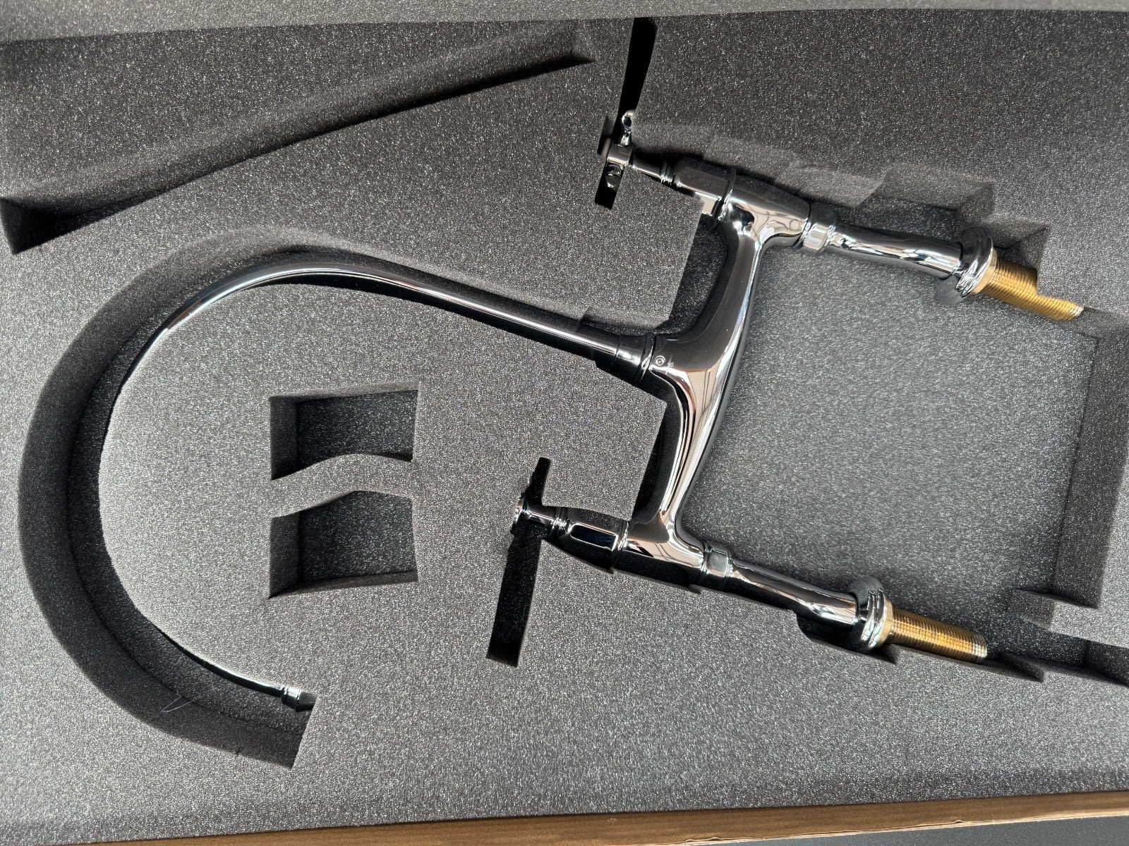 New Perrin & Rowe 4192 Ionian Phoenician Kitchen Bridge Mixer Tap CHROME AX4299