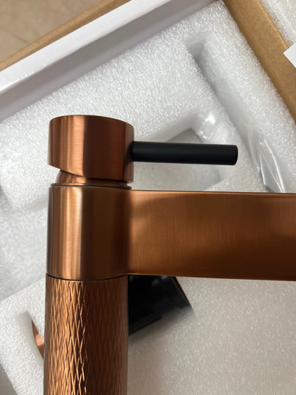 NEW Copper Quilt Lever Kitchen Mixer tap Victoria plumbing tap factory AX4610