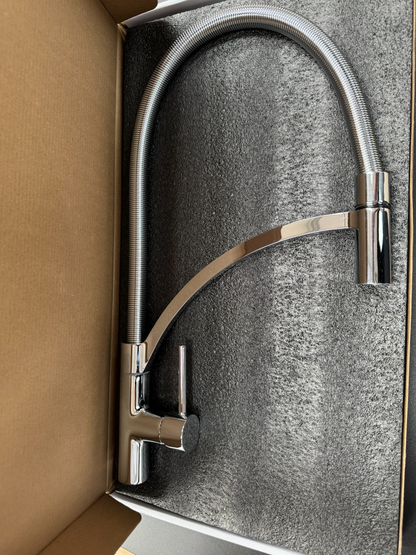 NEW Kitchen Tap Factory Carysil Chrome Mixer Tap & hose AX4524