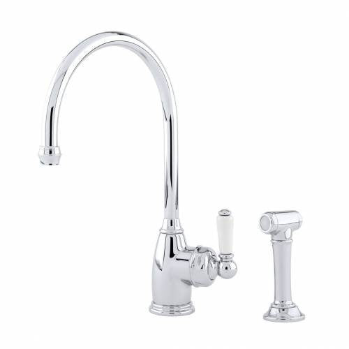 NEW Perrin & Rowe Phoenician Parthian 4346CPWPC sink mixer & Rinse CHROME AX4427