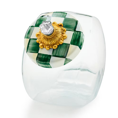 NEW Mackenzie-Childs EMERALD CHECK Items Enamel Finish IN STOCK Available Now