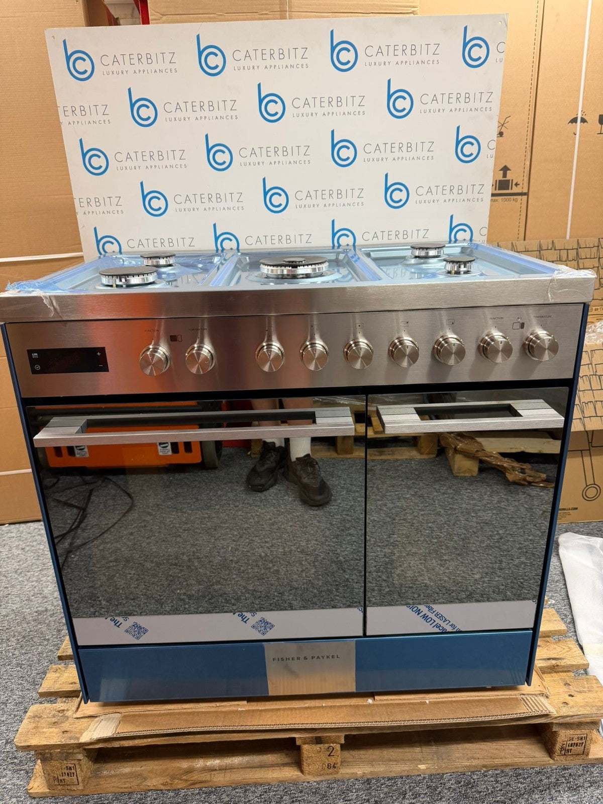 UNUSED Fisher & Paykel OR90L7DBGFX2 90cm Dual Fuel Range Cooker  Oven BR4684