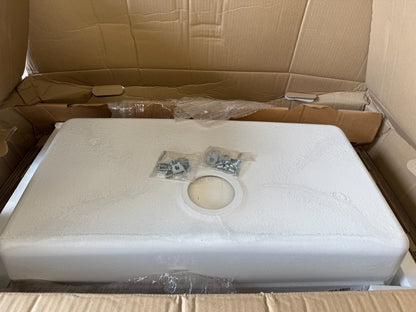 NEW Franke Kubus KBG 110 70 1B Undermount Kitchen Sink Polar White BR4394