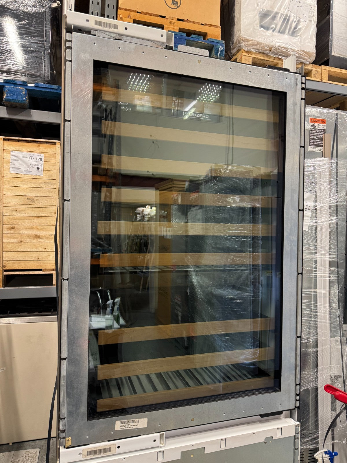Ex Display Sub-Zero ICBIW-30R Wine Storage Fridge Cooler Integrated B34124