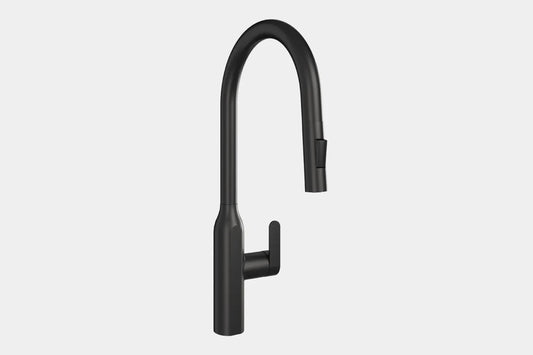 NEW Pull Out Hose Black Kitchen Mixer Victoria plumbing tap factory AX4579