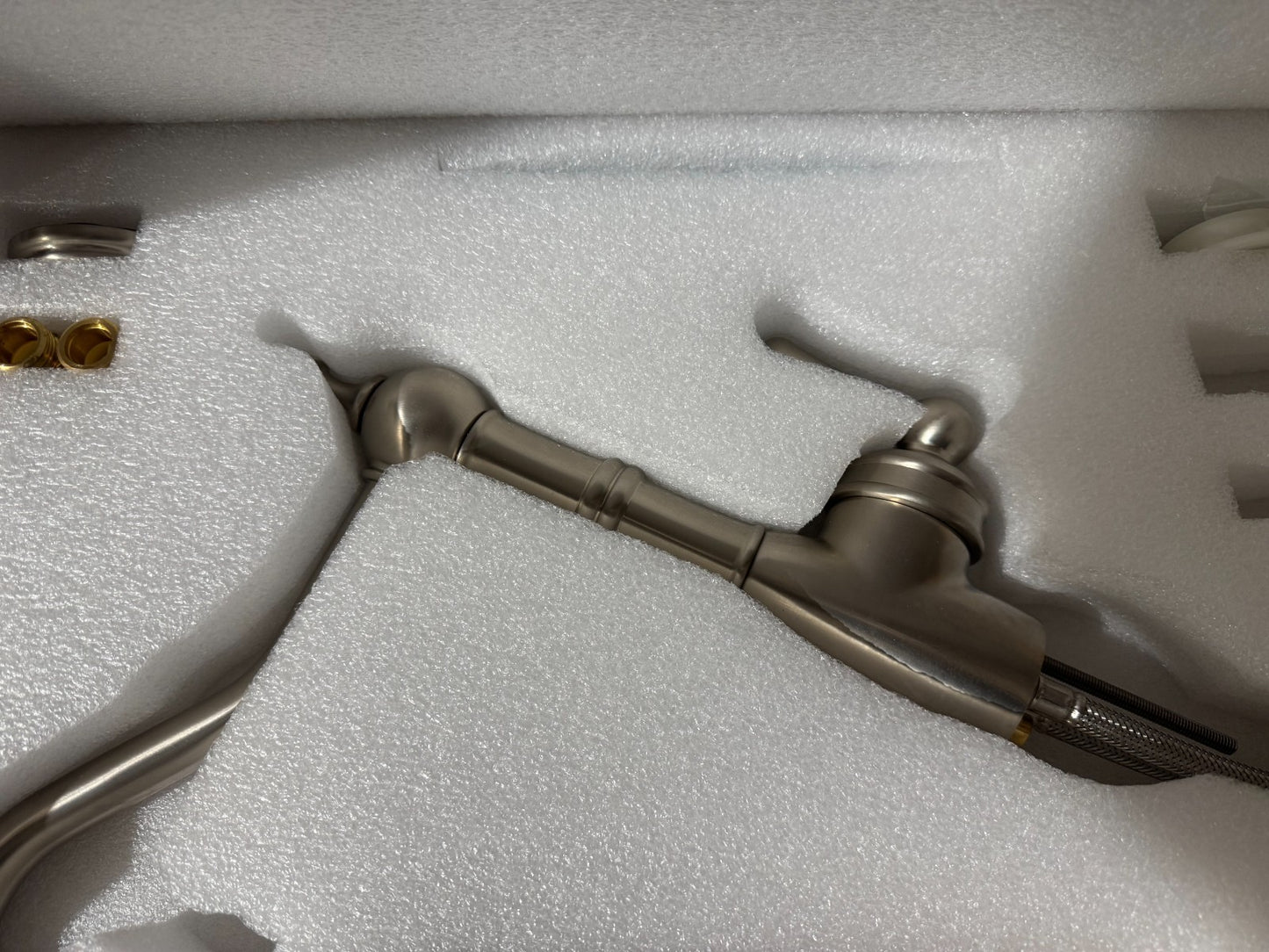 NEW Perrin & Rowe 4741PF Aquitaine Lever Kitchen Sink Mixer Tap PEWTER BR4191