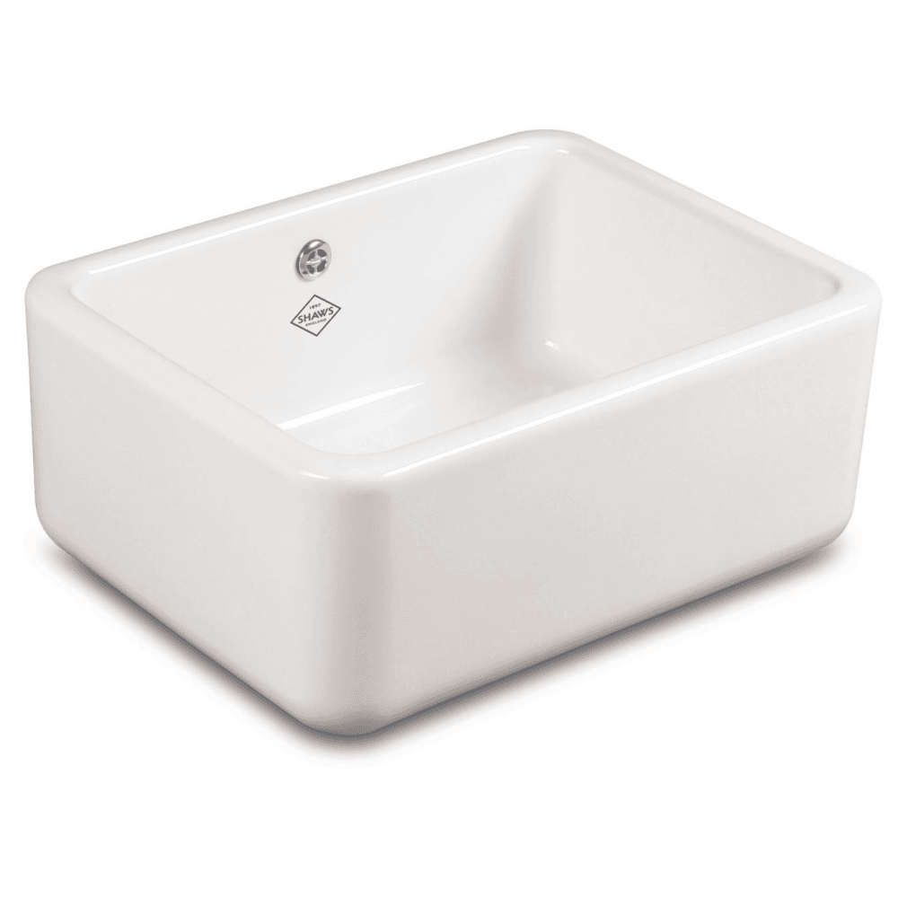 NEW Shaws Of Darwen SCBU600WH Butler Ceramic Butler Sink White BR4344