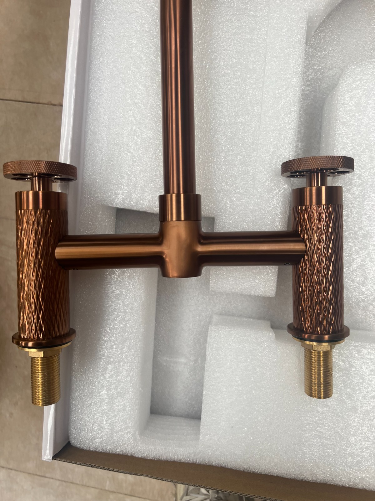 NEW Copper Quilt Kitchen Mixer tap Victoria plumbing tap factory AX4603