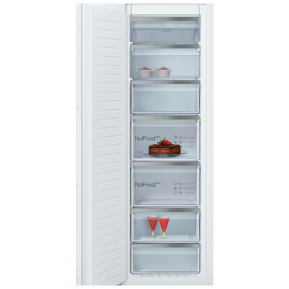 New Neff N90 GI7815NE0 Integrated No Frost Built in Column Freezer BR4160