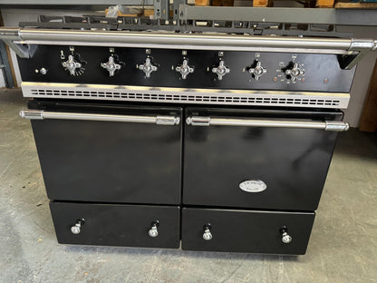 Lacanche Cluny 100cm Range Cooker Oven Black & Chrome appliance B3269
