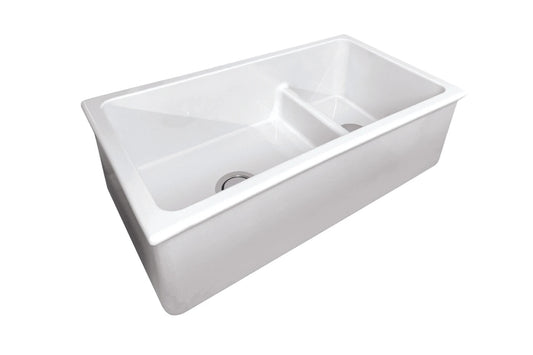 New Whitebirk 362532 Under mounted Langho Kitchen double bowl Sink BR2197