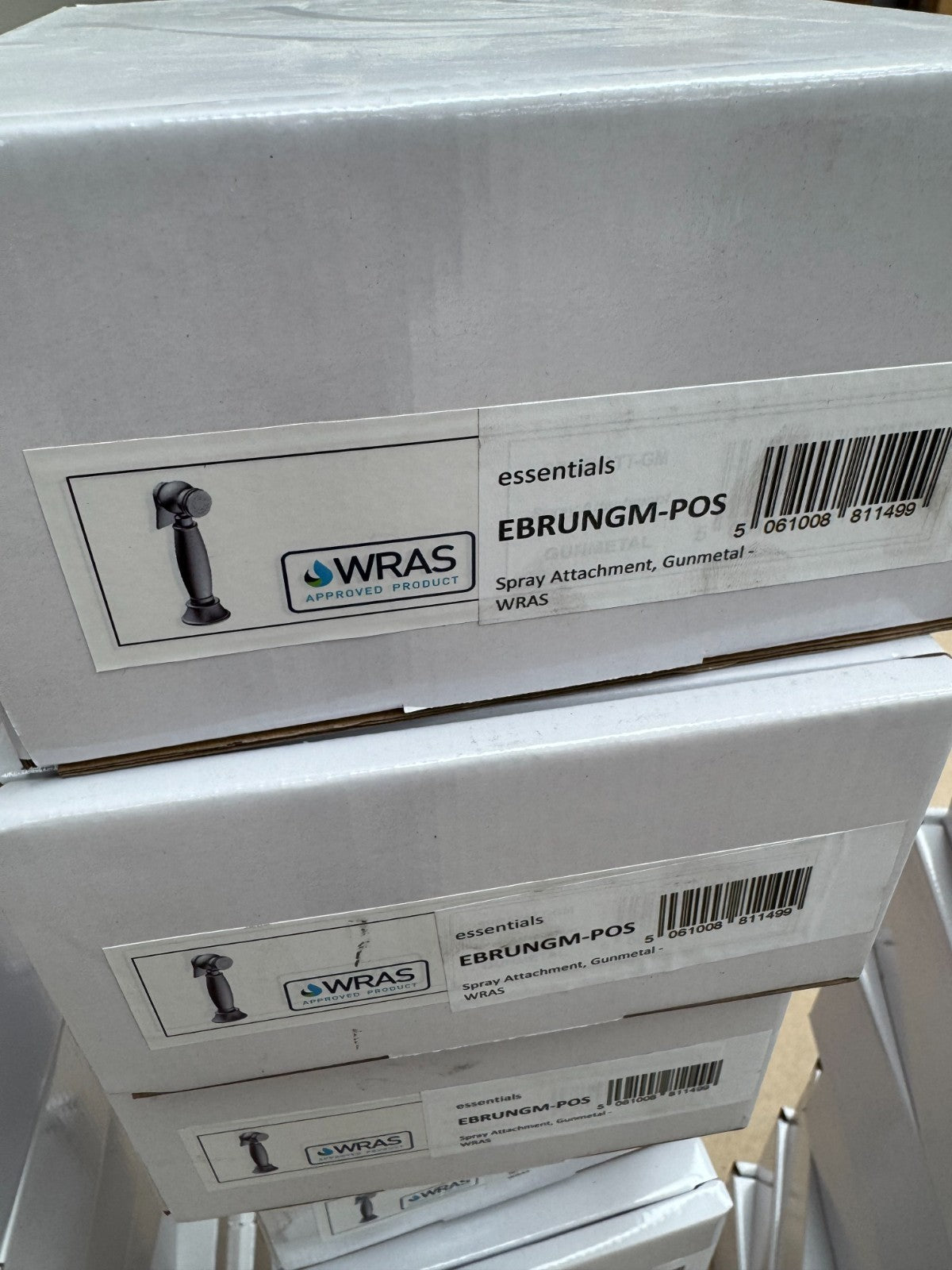 NEW Essential Kitchen Separate Rinse Spray Tap Hose GUNMETAL AX4496