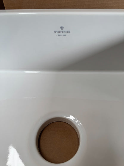 NEW Unused Whitebirk Barrow 60cm Ceramic Single Kitchen Sink Basin Shaws AX07