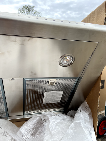 New Wolf ICBVW30S Wall Hood extractor stainless steel appliance sub zero
