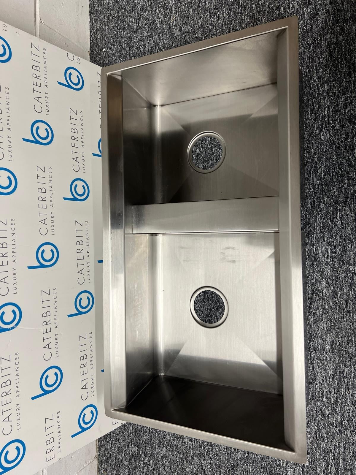 UNUSED Kohler 3672 -NA 8 Degree Undermount Stainless Steel Kitchen Sink BR4102