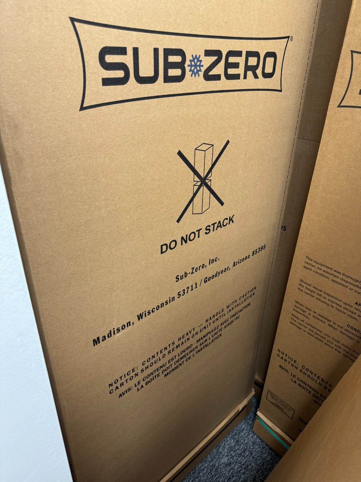 New Subzero Wine Storage ICBIW-30 Wine Cooler Fridge Sub Zero Wolf appliance