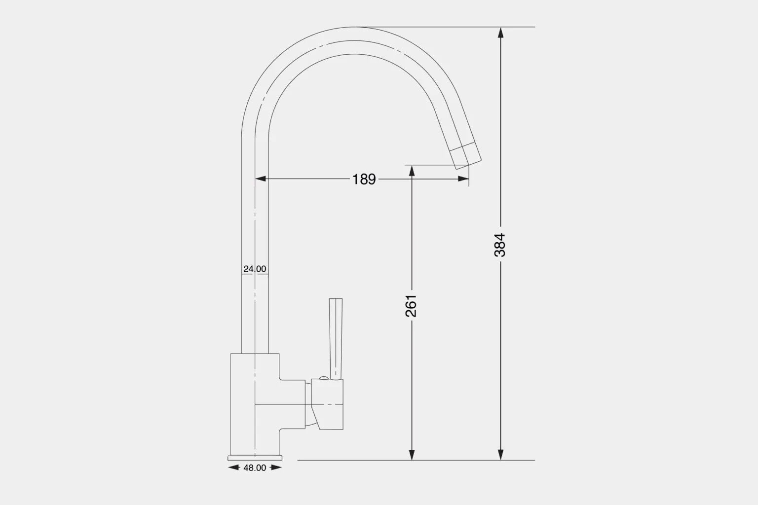 NEW Steel Single Lever round Mixer Carysil Victoria plumbing tap factory AX4565