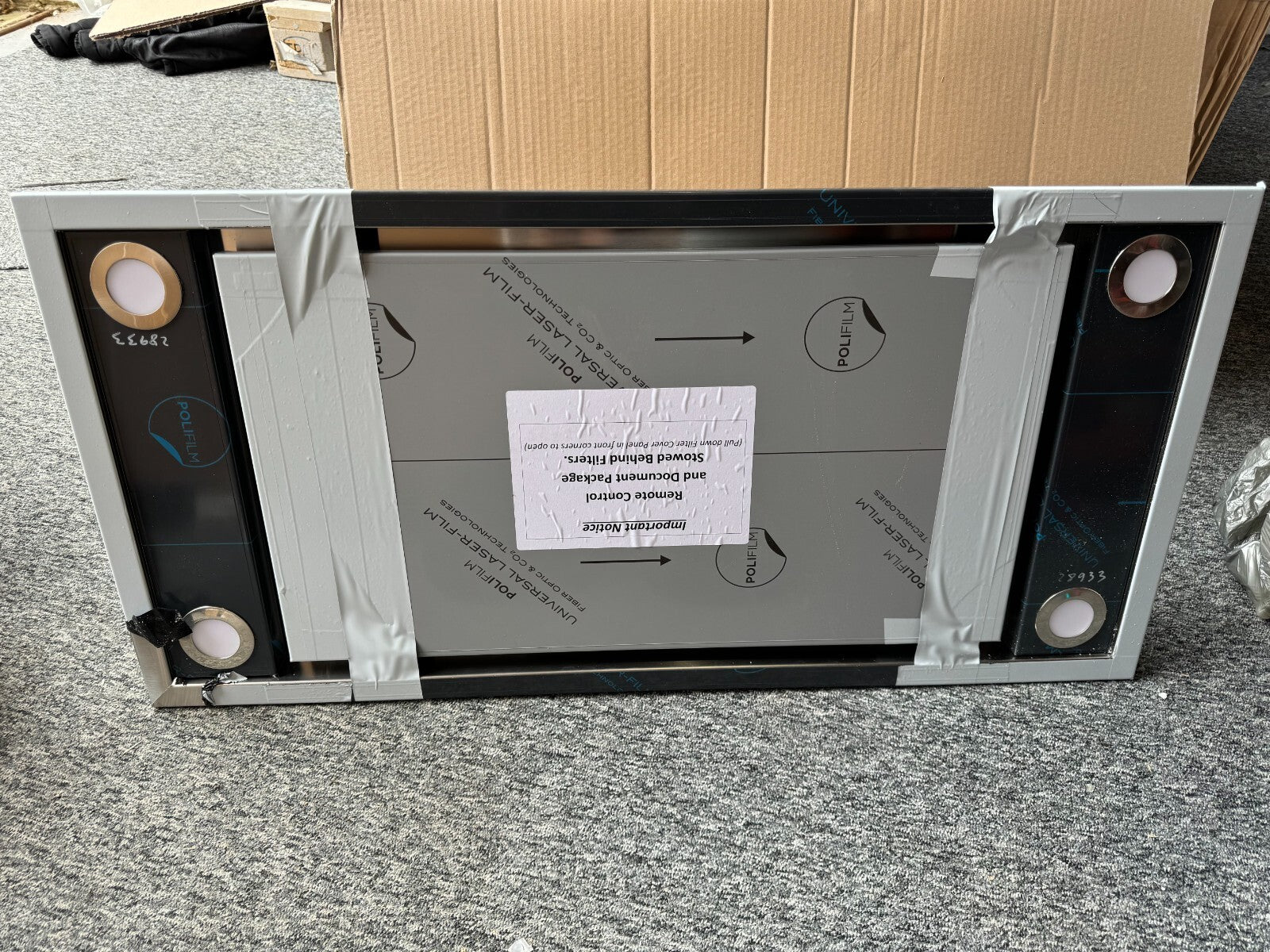 New Westin Stratus Ceiling Extractor Hood Built in 900 x 440 Appliance