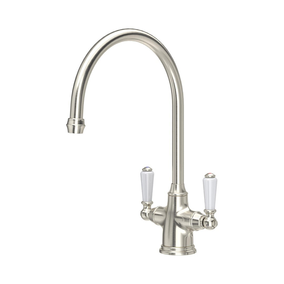 NEW Perrin & Rowe 4460PFWPC Phoenician Monobloc Mixer Tap PEWTER AX4453