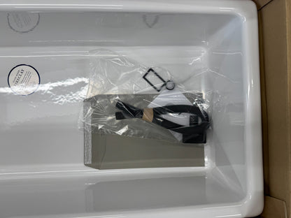 NEW Shaws Of Darwen SCBU101WH Single bowl 100cm sink white BR2190