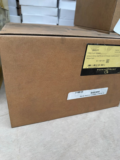 NEW Perrin & Rowe 6485PF SINGLE Bowl sink Waste & overflow PEWTER Kit AX4330