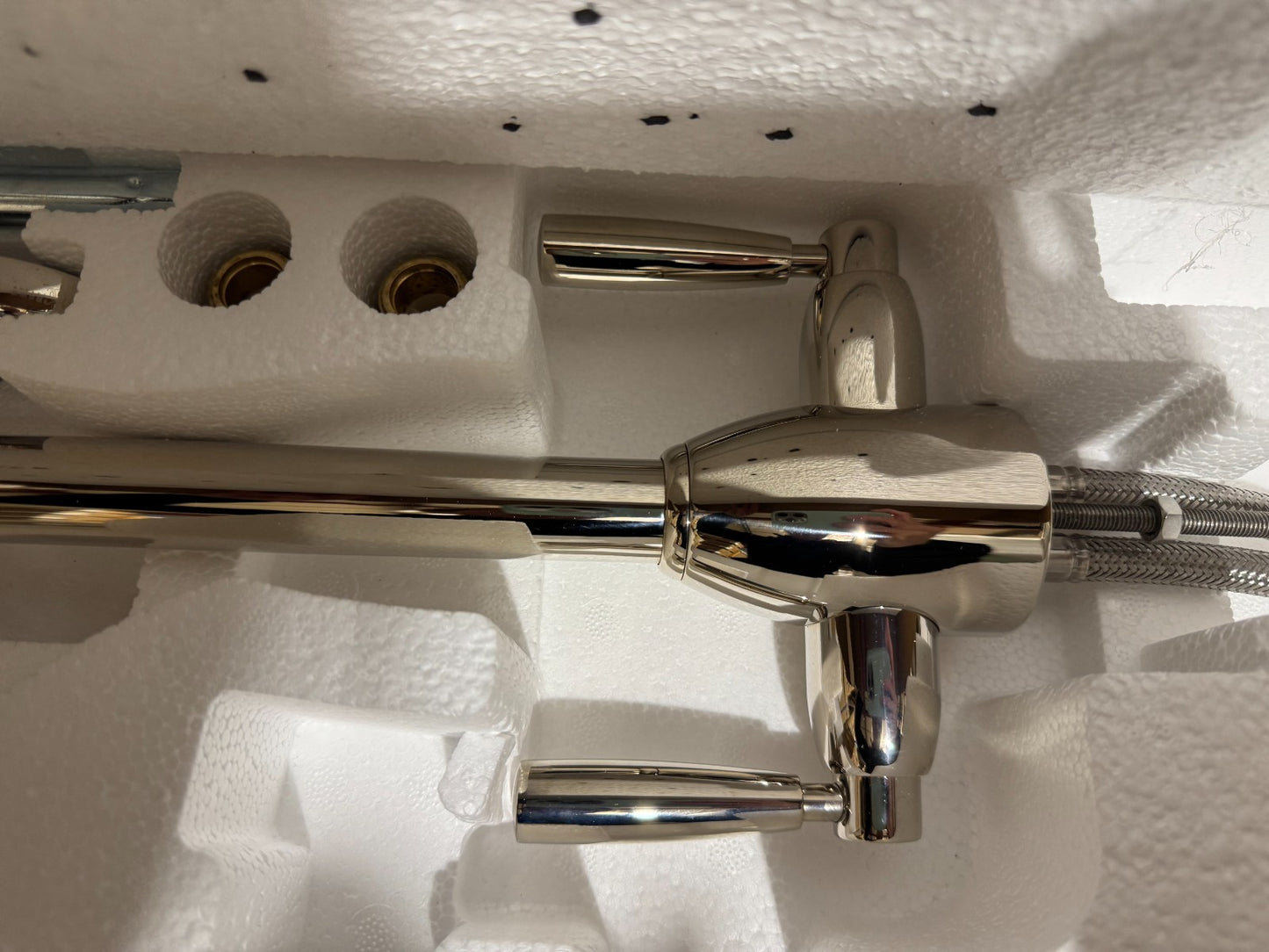 NEW Perrin & Rowe 4861NI Oberon Kitchen Mixer Tap NICKEL BR4197
