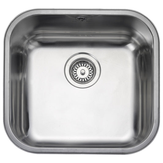 New Rangemaster Atlantic Classic Stainless Steel single bowl Kitchen sink UB40