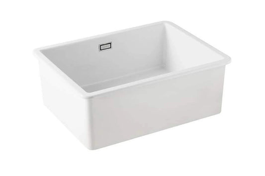 New Freckleton 362723 Whitebirk White Single bowl kitchen sink BR2188 shaws