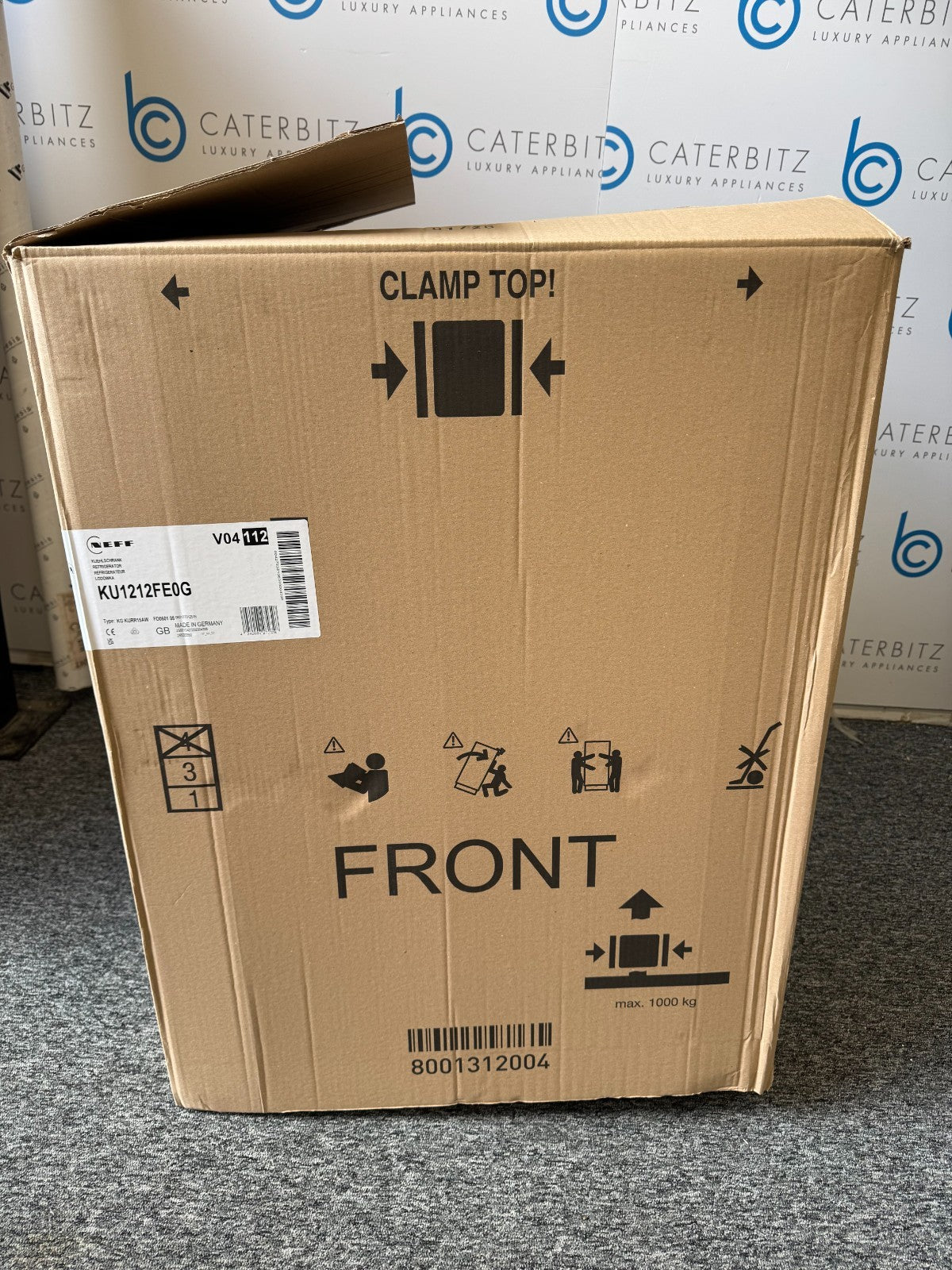 NEW Neff KU1212FE0G Built in Integrated Fridge BR4509
