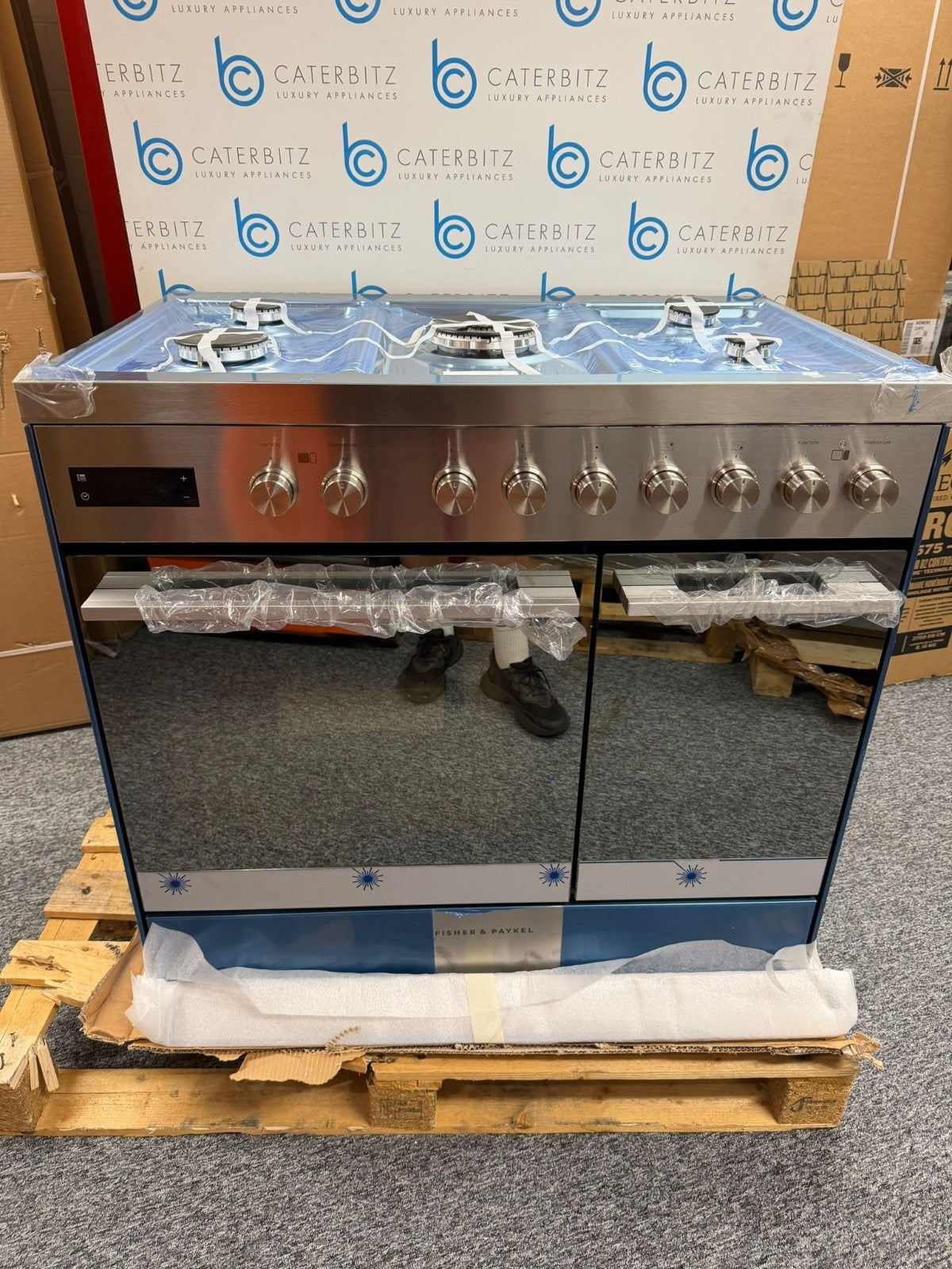 UNUSED Fisher & Paykel OR90L7DBGFX2 90cm Dual Fuel Range Cooker  Oven BR4685