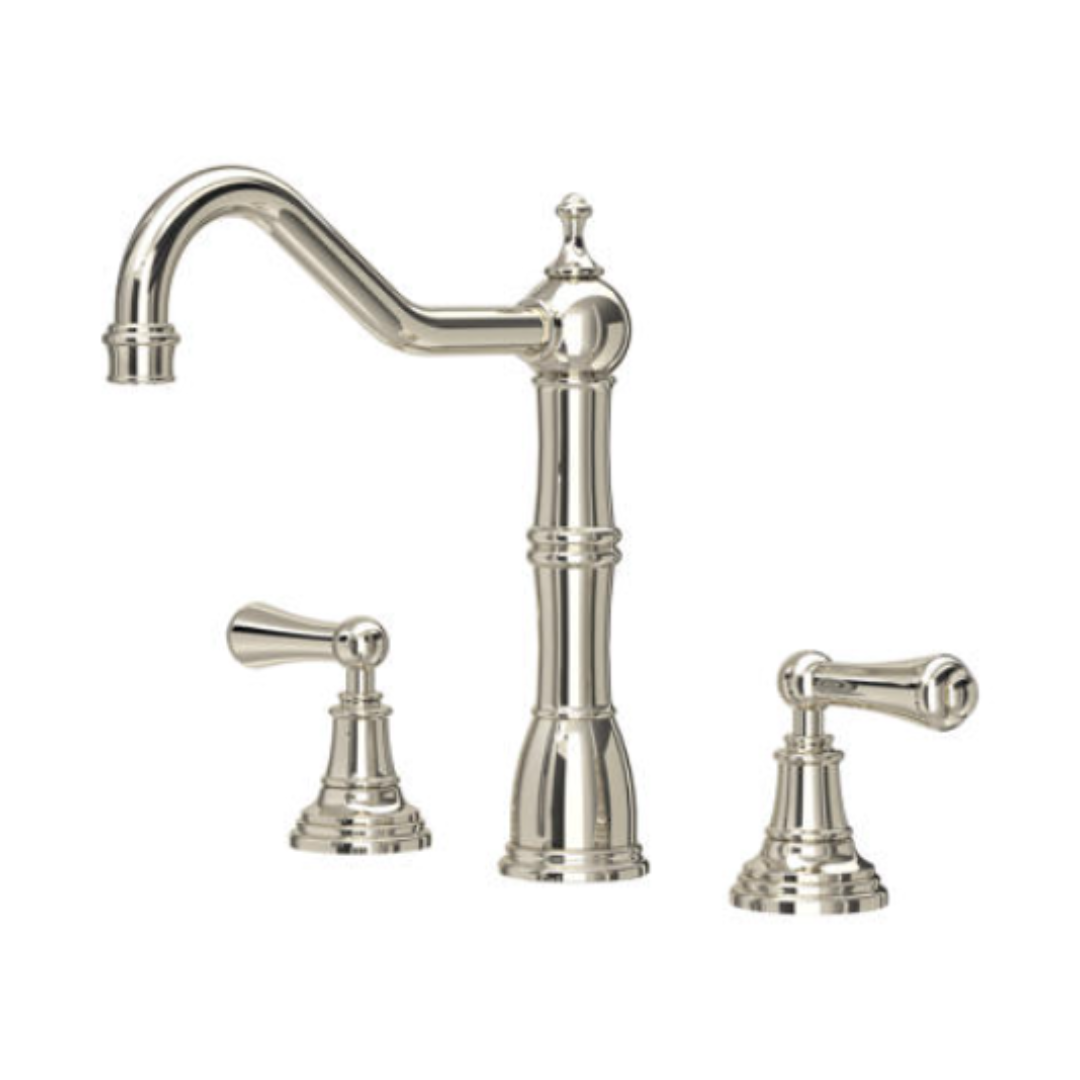NEW Perrin & Rowe 4771NI Alsace Provence Kitchen Tap Nickel BR4204