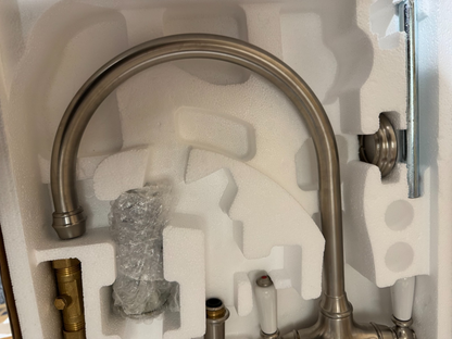 NEW Perrin & Rowe 4360PFWPC Phoenician Kitchen Mixer Tap & Rinse PEWTER BR4193