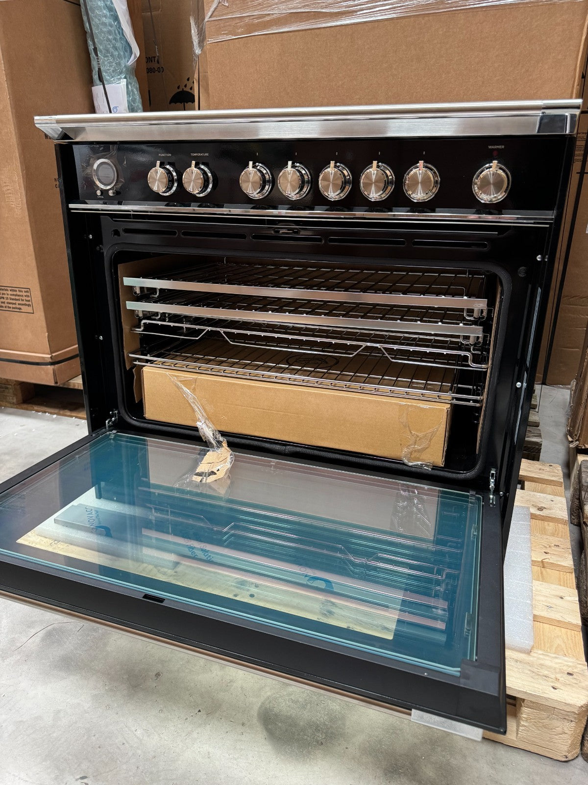 NEW Fisher & Paykel OR90SCI6B1 Induction Range Cooker oven Black GRADED BR4636