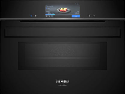 NEW Siemens iQ700 Built in compact oven microwave Black CM978GNB1B BR