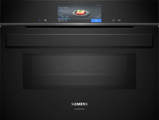 NEW Siemens iQ700 Built in compact oven microwave Black CM978GNB1B BR