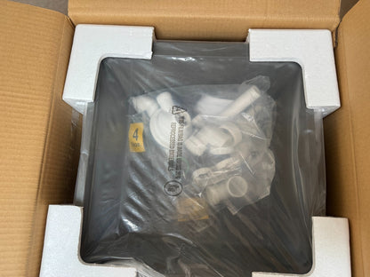 New Gunmetal Grey Single Bowl Composite Kitchen Sink Basin AX4322