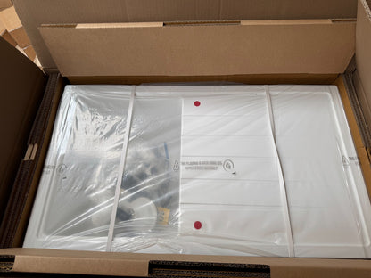 NEW CARYSIL VD100 Granite Sink 1000×500 Single Deep Bowl & Drainer White AX4322
