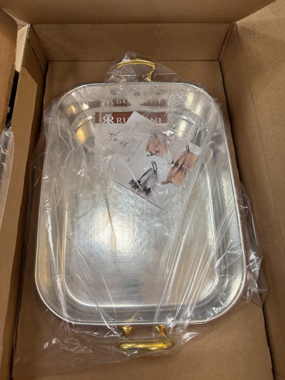 NEW Ruffoni 99279 Historia Decor Covered Roasting Pan Pot Dish Mauviel BR4215