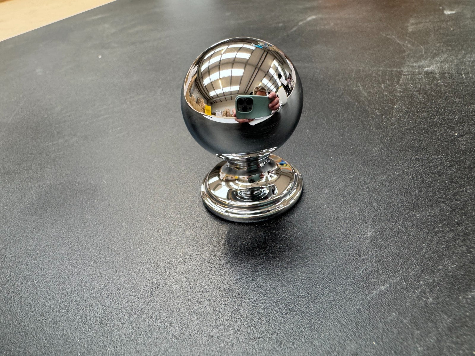 NEW Perrin & Rowe 6060 Large Round Furniture Drawer Handle Knob Chrome AX4468