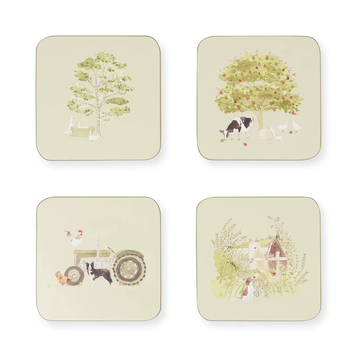 NEW Sophie Allport FARM FRIENDS Oven Gloves Tea Towels Items Hob Cover IN STOCK