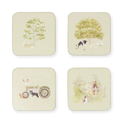 NEW Sophie Allport FARM FRIENDS Oven Gloves Tea Towels Items Hob Cover IN STOCK
